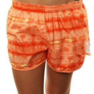 Under Armour Women's Escape Printed 3" Running Shorts - Size Small - Orange